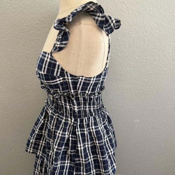 Mable Tiered Midi Dress Ruffle Sleeve Size Small EUC - Picture 5 of 9